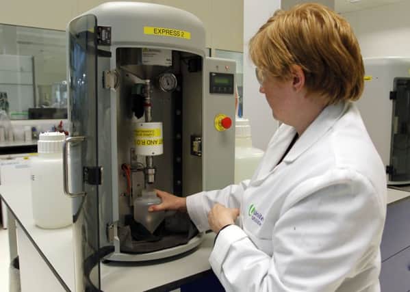TESTS: The United  Utilities lab in Warrington where water samples are tested