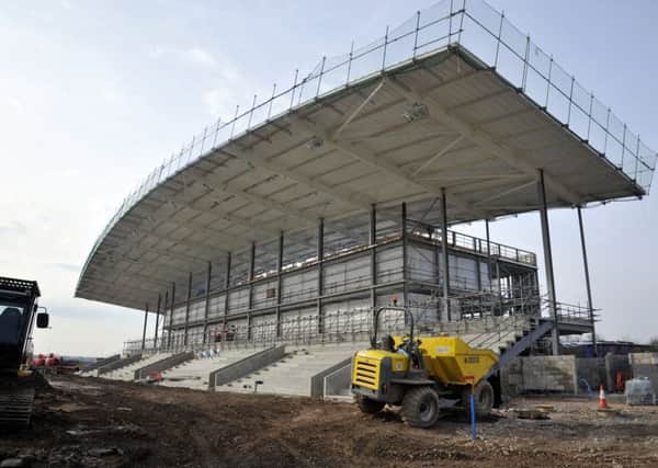 Guests on the tour got an early glimpse of the AFC Fylde stadium