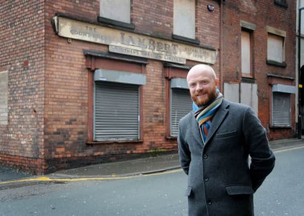 Lead architect Barry Cleminson from Frank Whittle Partnership, outside Lambert Court Press, the former printworks on Glovers Court in Preston