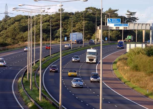The M6 between junctions 28 and 29