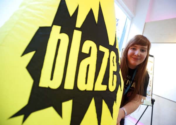 Producer Shona Thompson at the launch of the  Blaze Festival