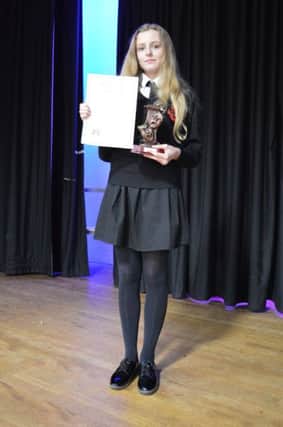 Holy Cross pupil Lucy Aspinall