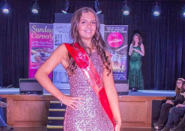 Elli Westwood, 14, from Preston who is the 2016 Miss Charity Lancashire
The Sands Hotel, Blackpool
