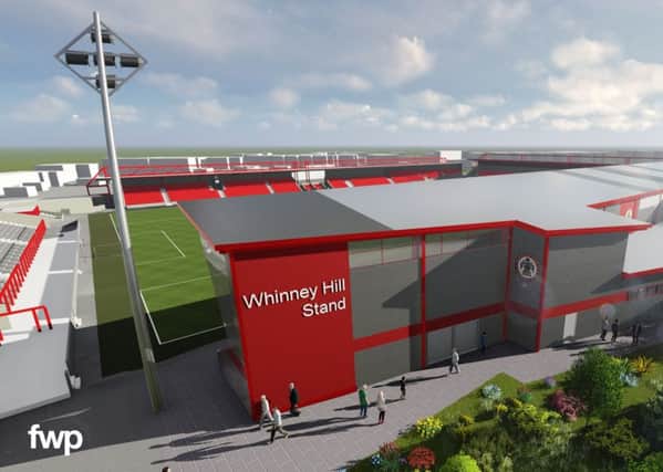 Accrington Stanley has appointed Frank Whittle to redesign its stadium