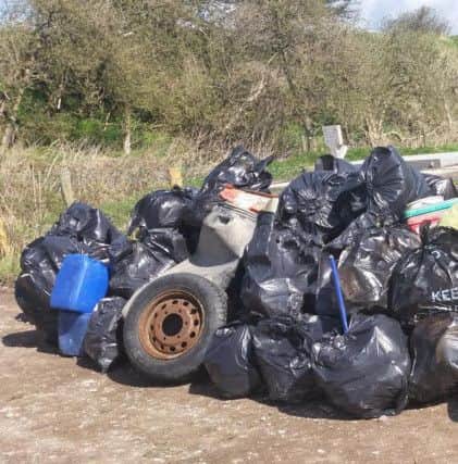 Ribble Rivers Trust and the Preston Bird Watching and Natural History Society organise a litter pick on the South Ribble Bank. This is what was collected in 2015's pick.