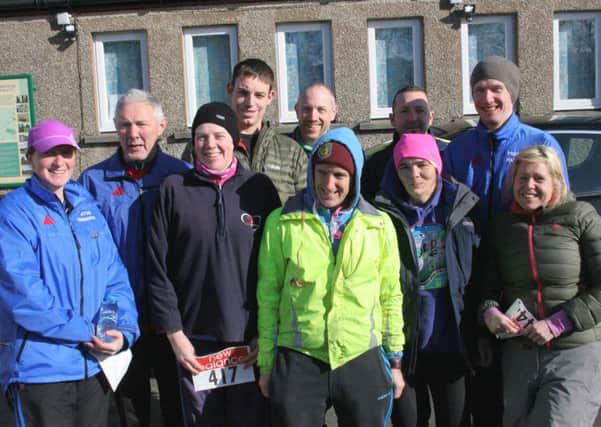 Some of the Preston Harriers runners at the Haweswater Half Marathon