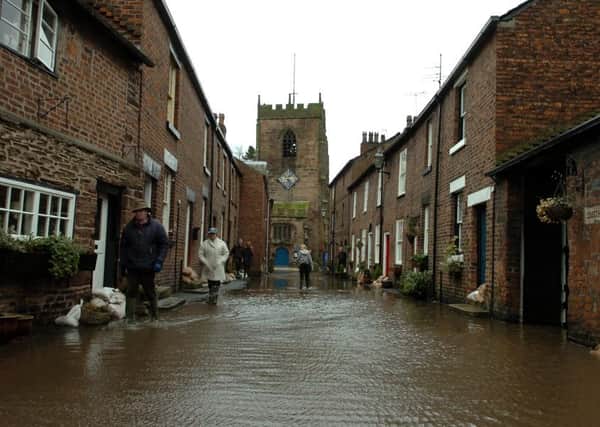 Photo Ian Robinson
Flooding on Church Street in Croston