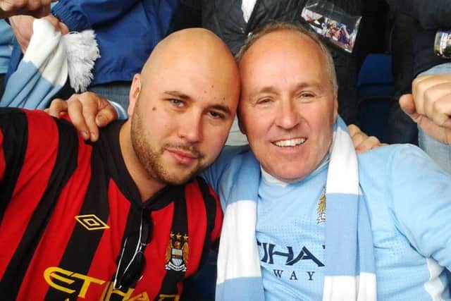 Viola Beach manager Craig Tarry (left) and his father Colin Tarry