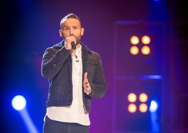 Singer Kevin Simm. Pic: Guy Levy/Wall To Wall/BBC/PA Wire
