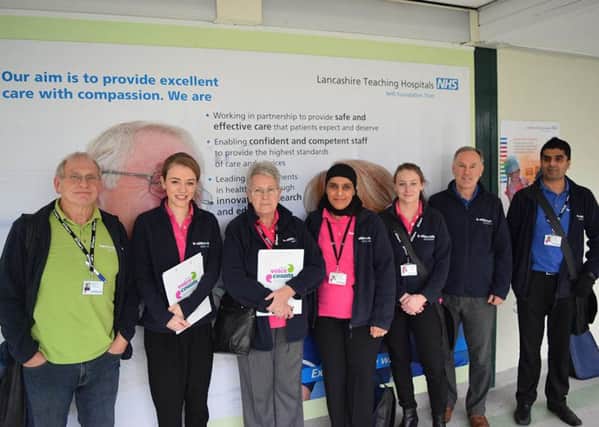 VISIT: Healthwatch Lancashire team at the Royal Preston Hospital