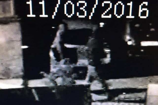 CCTV footage of the Hayhurst Street burglary. (s)