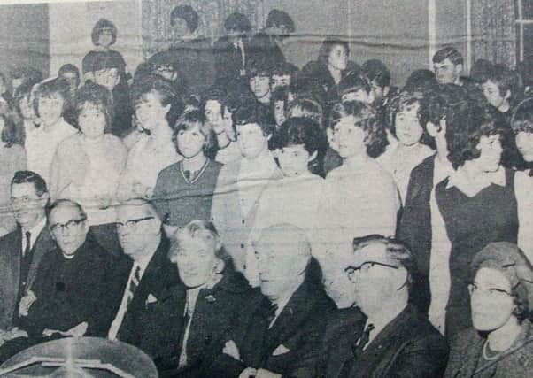 The official opening of Garstang Youth Club many years ago