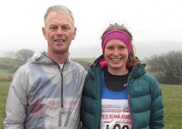 Michael McLoughlin and Nichola Jackson at Black Coombe Fell Race