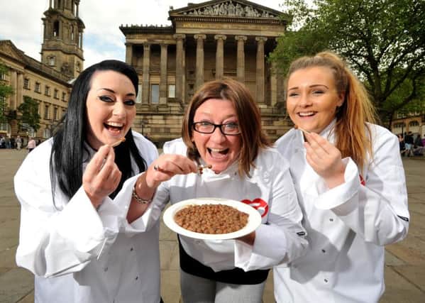 FOODIES: Preston restaurant people Andrea Mellon of Duk-Pond with Lucy Ditchfield and Heather McNaulty of Turtle Bay
