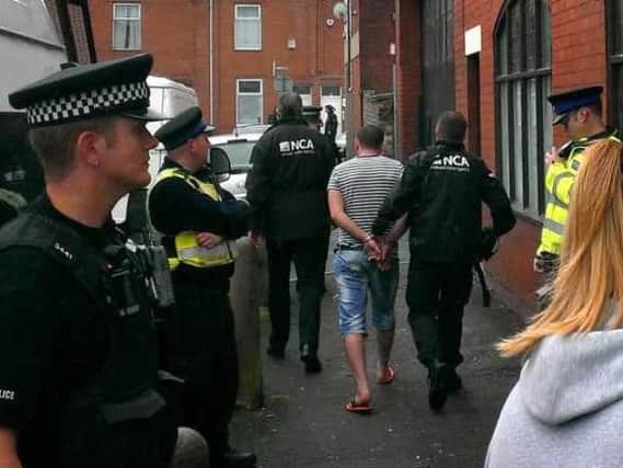 The scene in Longworth Street
