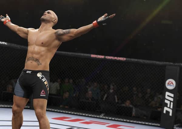 GAME OF THE WEEK: EA Sports UFC 2 Platform: PS4 Genre: Fighting. Picture credit: PA Photo