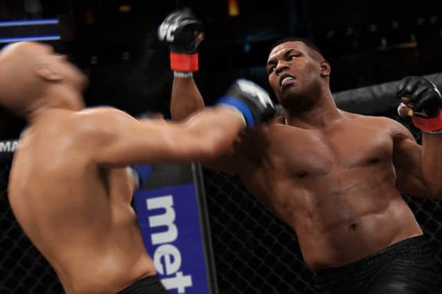 GAME OF THE WEEK: EA Sports UFC 2 Platform: PS4 Genre: Fighting. Picture credit: PA Photo