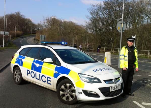 Part of Yarrow Valley Way in Chorley was closed after a crash