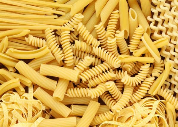 Pasta - allergic reaction to dairy products