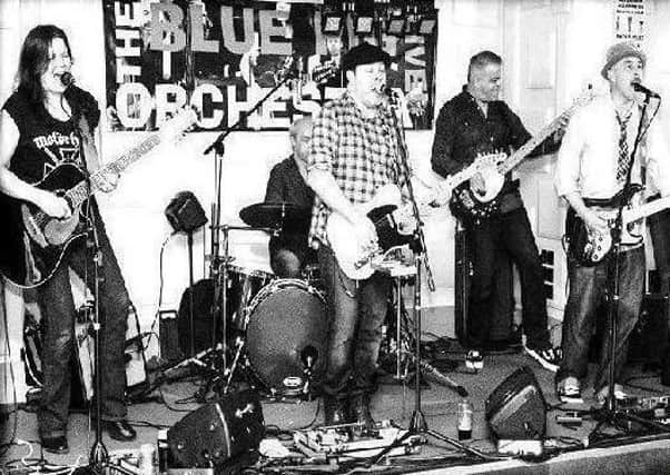 The Blue Pig Orchestra who will be appearing at the beer and sausage festival.