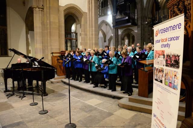 Preston Cecilian Choral Society at the Rosemere Cancer Foundation Candlelight Concert at Blackburn Cathedral