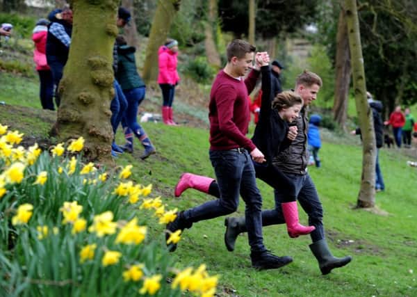 Annual Easter Egg Rolling at Avenham Park, Preston. Picture by Paul Heyes, Monday March 28, 2016.