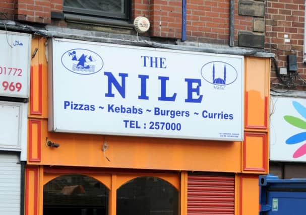 Food hygiene ratingsThe Nile, on Church Street, Preston