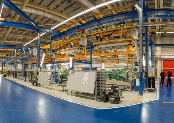 The hi-tech F-35 Assembly Facility at BAE Systems in Samlesbury, Lancashire: