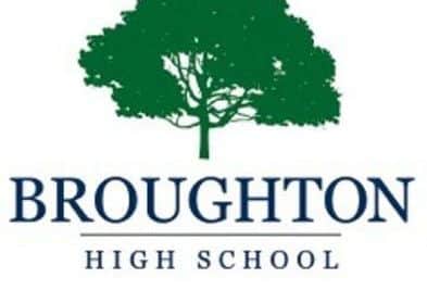 Broughton High School logo Preston