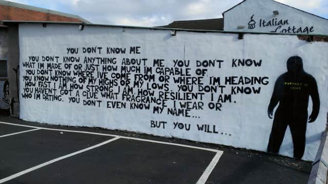 WRITING'S ON THE WALL: The latest graffiti