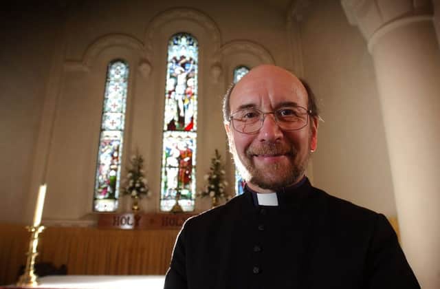 Rev Jim Percival the new vicar at Freckleton Parish Church of the Holy Trinity