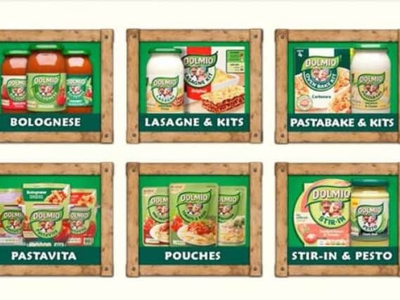 Popular food sauces from Dolmio and Uncle Bens