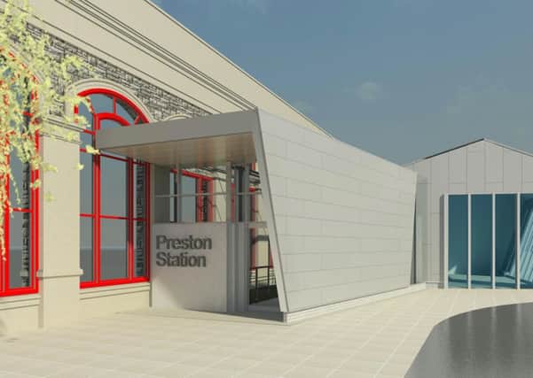 VISION: An artists impression of the latest work planned at Preston railway station