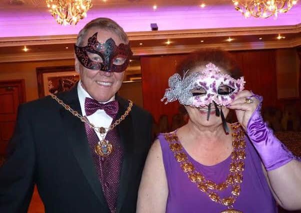 Mayor of south Ribble's masquerade charity ball at the Best Western Hallmark leyland hotel
