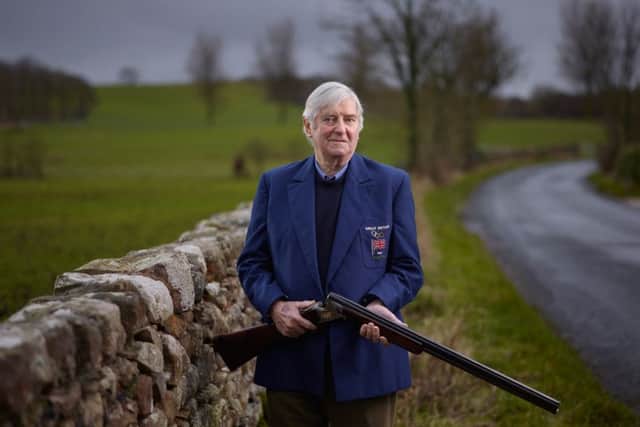 Bob Brathwaite, from Garstang, won a gold medal at the 1968 Olympics for clay shooting. His guns are being auctioned after he died last year. Photo: Drew Gardner