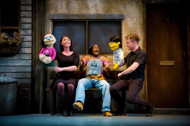 The cast of Avenue Q