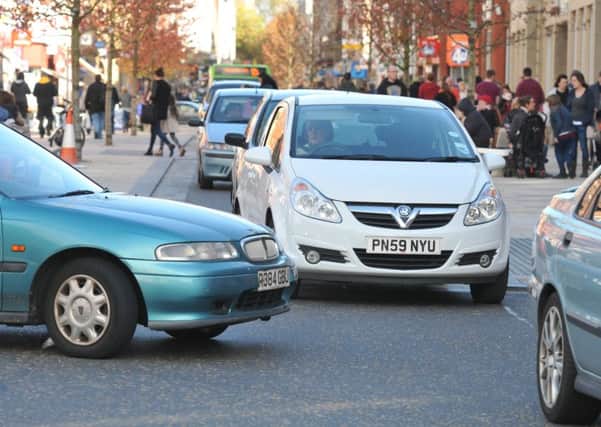 gridlock: Drivers have been waiting more than two hours to get out of city centre