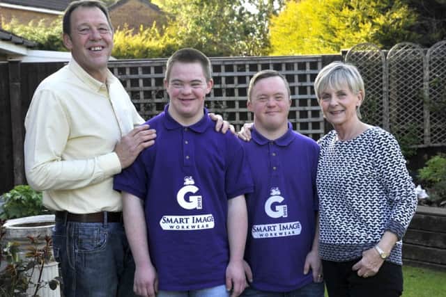 John and Christina Stringfellow with their sons Luke, 28 and Jacob, 20