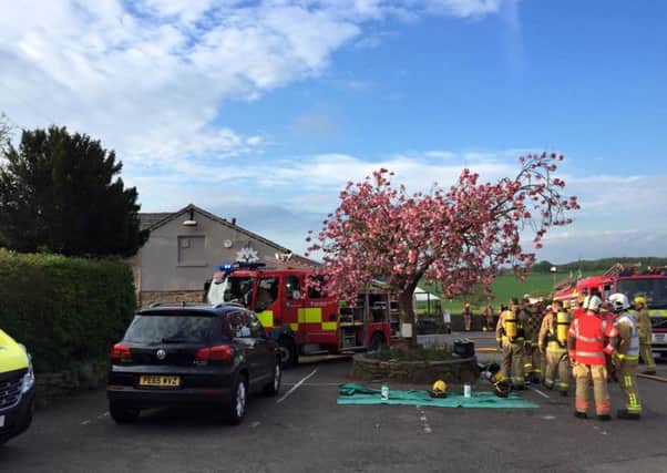 Firefighters at The Yew Tree