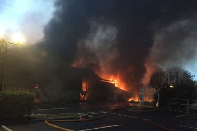 Fire at Walton Summit Industrial Estate 11/05/15