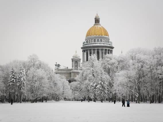 St Petersburg in Russia will be warmer than some parts of the UK this weekend