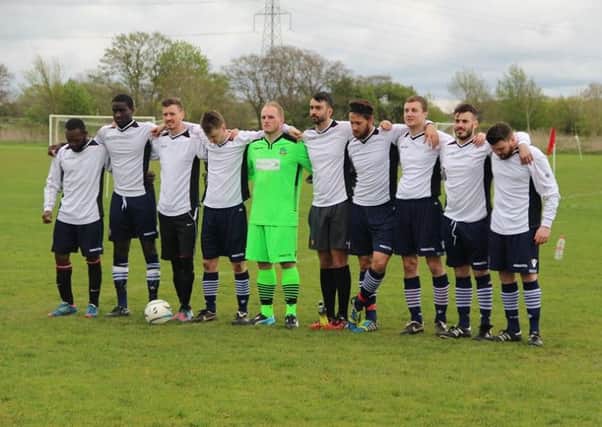 Good cause: One of the teams taking part