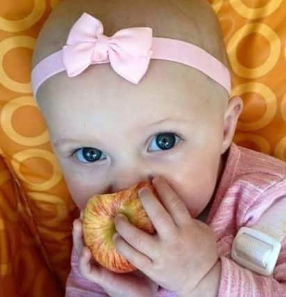 Poppy-Mai Barnard, who died aged 17 months old following a short battle against cancer