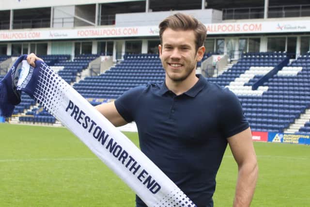 Maxwell signs in at Deepdale (photo courtesy of PNE)