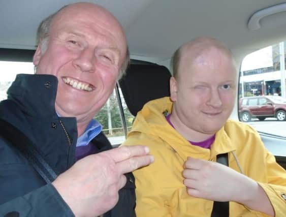 Michael Balshaw snr, 60, with son Michael