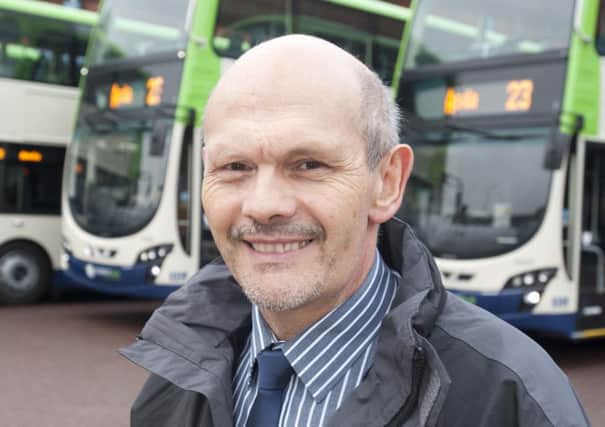 Delighted : Bob Dunn of Preston Bus