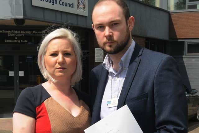 Coun Claire Hamilton and Coun Paul Wharton are calling for the council leader, Coun Margaret Smith to resign.