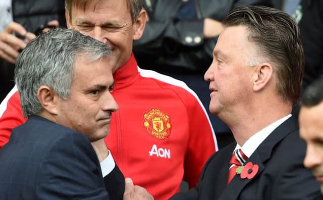 Jose Mourinho reportedly told Louis van Gaal he was leaving Manchester United