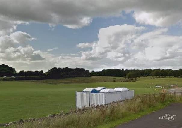 The site of Elaine's car boot sale, off the M61 at Chorley