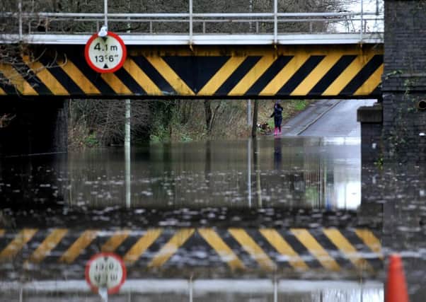 Photo Neil Cross
The railway bridge at Euxton that has become an interent hit since the floods